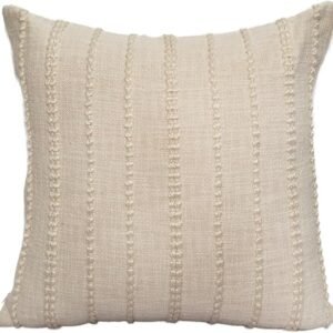 Self Textured Cotton Cushion Covers 45x45 cm – Decorative Throw Cushion Covers for Couch, Sofa, or Bed