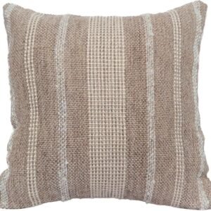 Striped Woven Cushion Covers 45x45 cm – Decorative Throw Pillow Covers for Sofa, Couch, or Bed